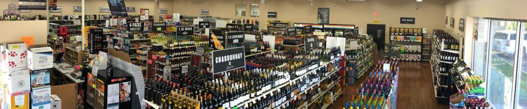photo of the inside of the liquor warehouse